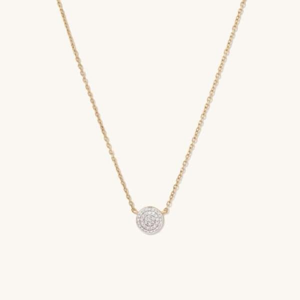 Diamond Round Necklace